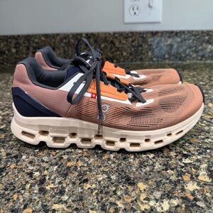 On Running Women's Athletic Shoes - Rose Pink and Navy size 7.5